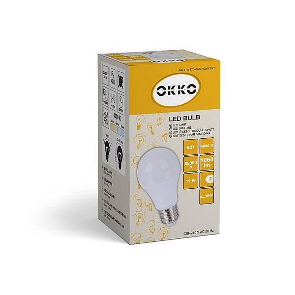 BULB LED A60 11W E27 840 FR 1055LM 15KH