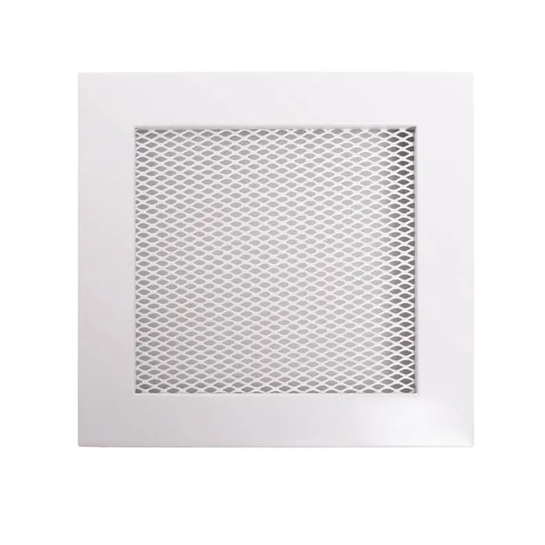 Grotelės židiniui HEARTH. baltos. 170 x 170 mm