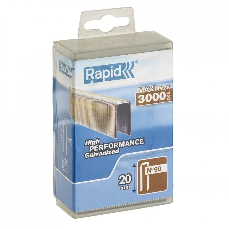 STAPLES 90/20 3000PCS. PLASTIC BOX