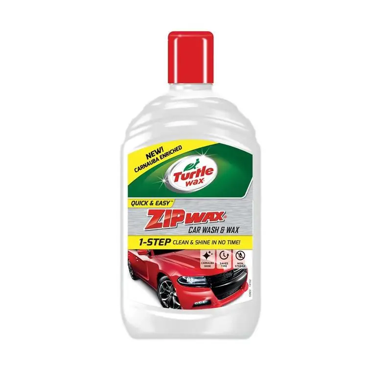 ŠAMPŪNS AUTO AR VASKU ZIP WAX 0.5L (TURTLE WAX) ŠAMPŪNS AUTO AR VASKU ZIP WAX 0.5L (TURTLE WAX)