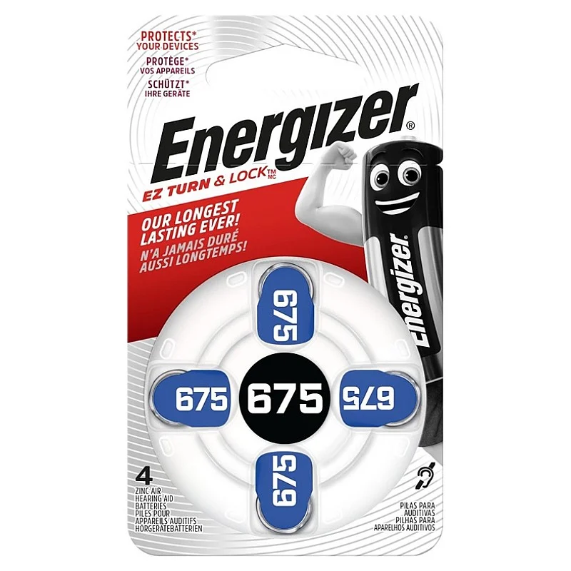 ENERGIZER 675 ZINC AIR TL4