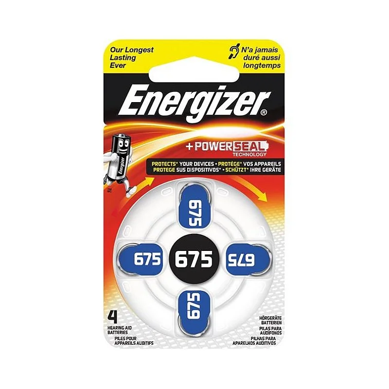 ENERGIZER 675 ZINC AIR TL4 ENERGIZER 675 ZINC AIR TL4