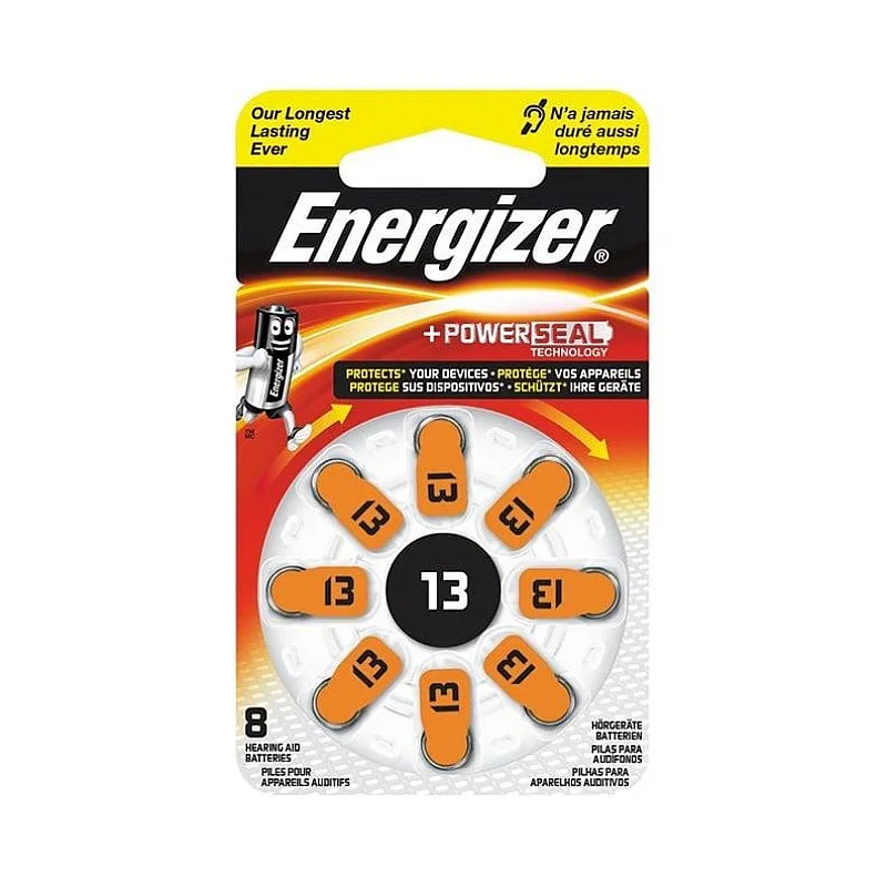 ENERGIZER 13 ZINC AIR TL8 ENERGIZER 13 ZINC AIR TL8