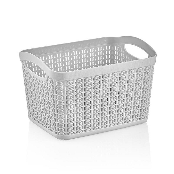 BASKET 1.5L KNIT M-095 ICE GRAY