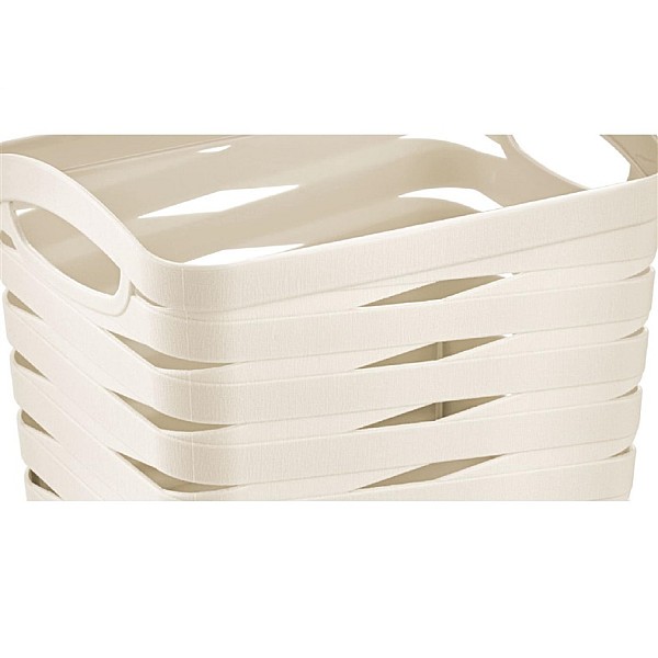 BASKET 1.5L RIBBON M-094 CREAM