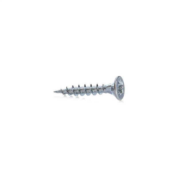 CHIPBOARD SCREW 3.5X20 WHT ZP 50PCS G1