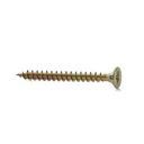 CHIPBOARD SCREW 3.5X35 YLW ZP 25PCS G1