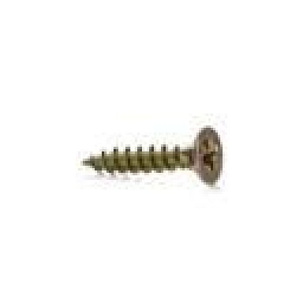 CHIPBOARD SCREW 4.0X20 YLW ZP 50PCS G1