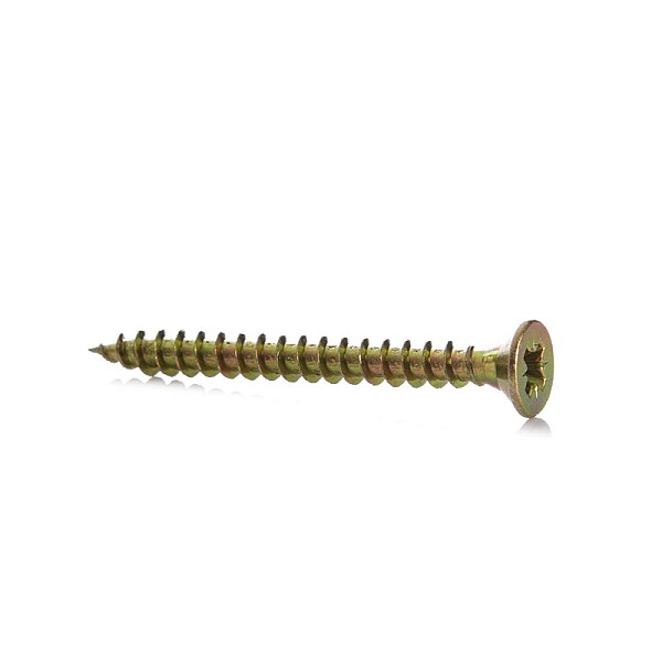 CHIPBOARD SCREW 4.0X40 YLW ZP 20PCS G1