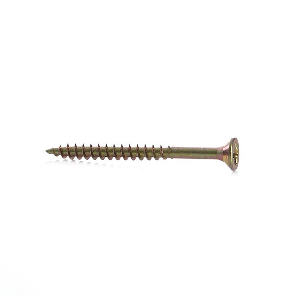 CHIPBOARD SCREW 4.0X45/30 YLW ZP20PCS G1