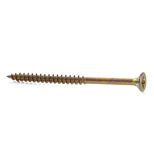 CHIPBOARD SCREW 4.0X60/36 YLW ZP10PCS G2