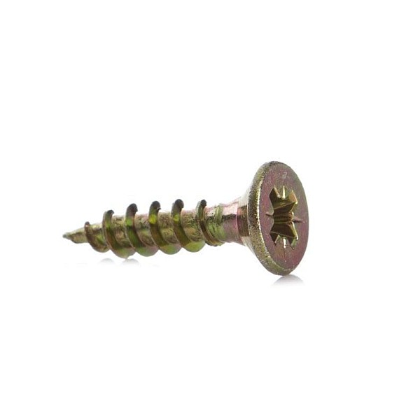 CHIPBOARD SCREW 4.5X20 YLW ZP 50PCS G1