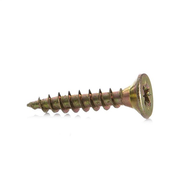 CHIPBOARD SCREW 4.5X25 YLW ZP 25PCS G1