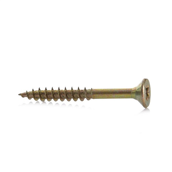 CHIPBOARD SCREW 4.5X40/24 YLW ZP25PCS G1