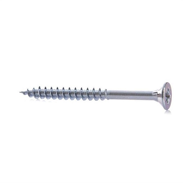 CHIPBOARD SCREW 4.5X50/30 WHT ZP20PCS G1