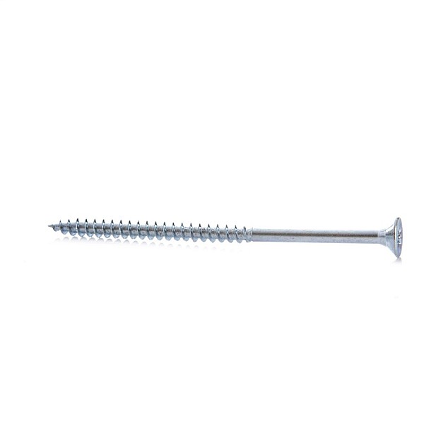 CHIPBOARD SCREW 4.5X80/48 WHT ZP10PCS G2