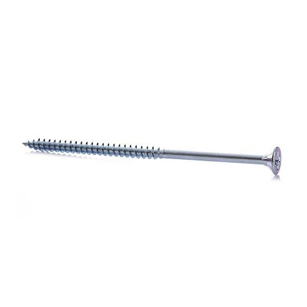 CHIPBOARD SCREW 5.0X100/60 WHT ZP10PCSG2