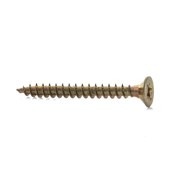 CHIPBOARD SCREW 5.0X45 YLW ZP 20PCS G1