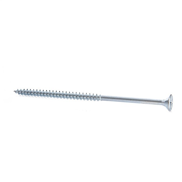 CHIPBOARD SCREW 6.0X120/72 WHT ZP5PCS G2