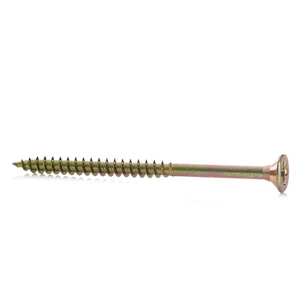 CHIPBOARD SCREW 6.0X90/54 YLW ZP10PCS G2