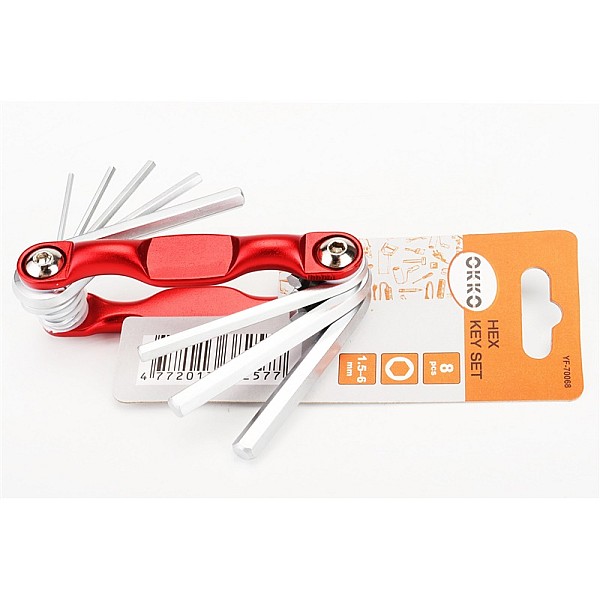 HEX KEY SET 8PCS YF-70068 OKKO