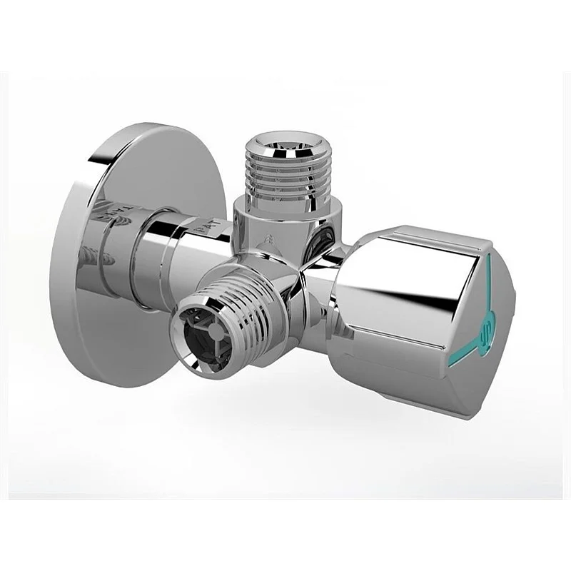 ANGLE VALVE TWIN 1/2X3/8X3/8 CQ4102