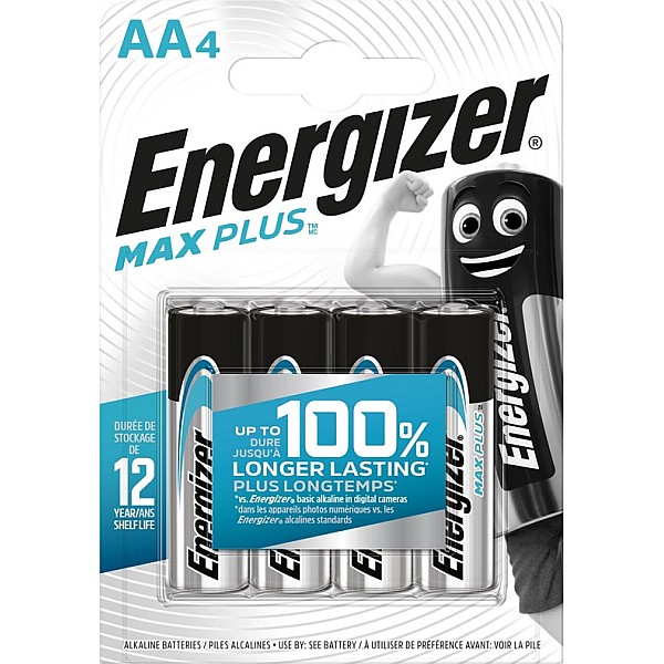 BATERIJAS ENERGIZER MAX PLUS AA 1500 LR6 B4 1.5V Alkaline