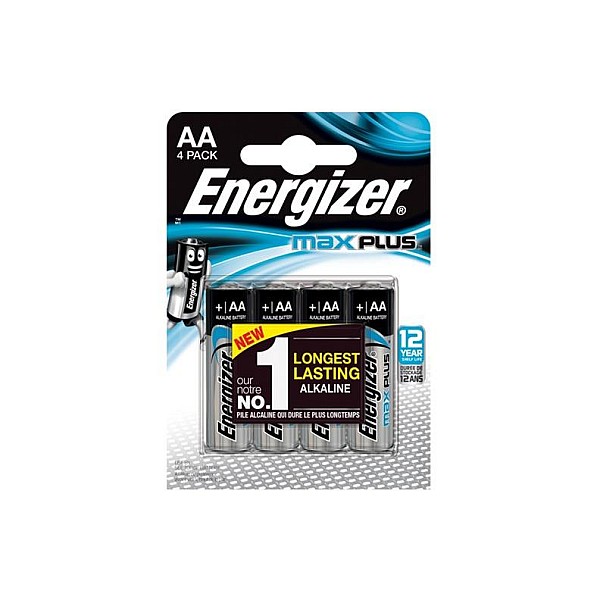 BATERIJAS ENERGIZER MAX PLUS AA 1500 LR6 B4 1.5V Alkaline