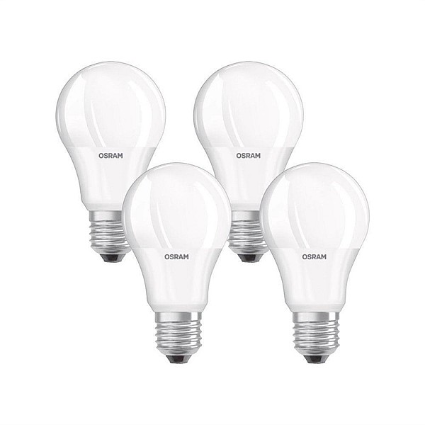 SPULDZE LED A60 9W E27 827 FR 4PC (OSRAM)