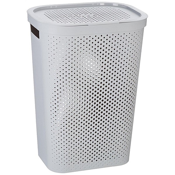 LAUNDRY BASKET INFINTY 60L GREY