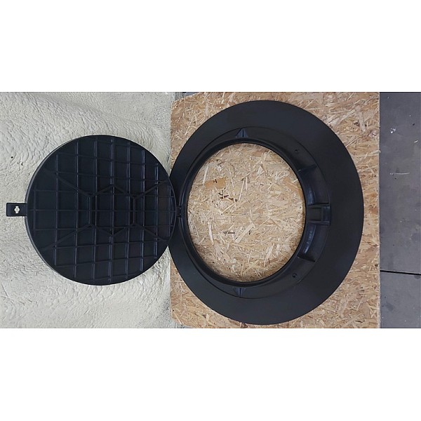 GARDEN SEWER COVER 780PE-B-PL1 A15 BLACK