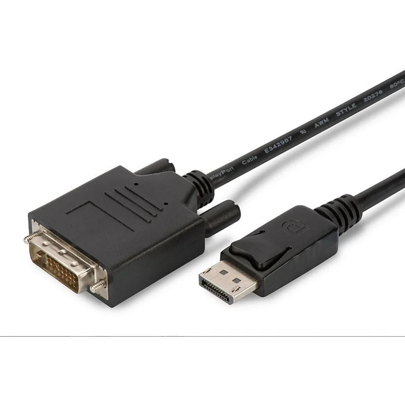 Kabelis MICRO_CONNEC Dipslay port M. DVI M. 2m. juodas Kabelis MICRO_CONNEC Dipslay port M. DVI M. 2m. juodas