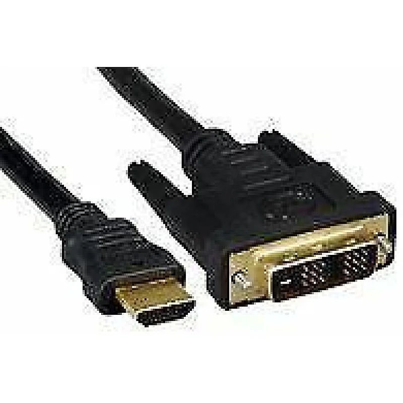 Kabelis MICRO_CONNEC HDMI M. DVI M. 2m. melns HDM191812 Kabelis MICRO_CONNEC HDMI M. DVI M. 2m. melns HDM191812