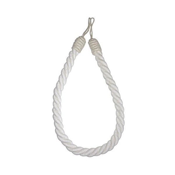 COTTON ROPE TIEBACK OFF WHITE