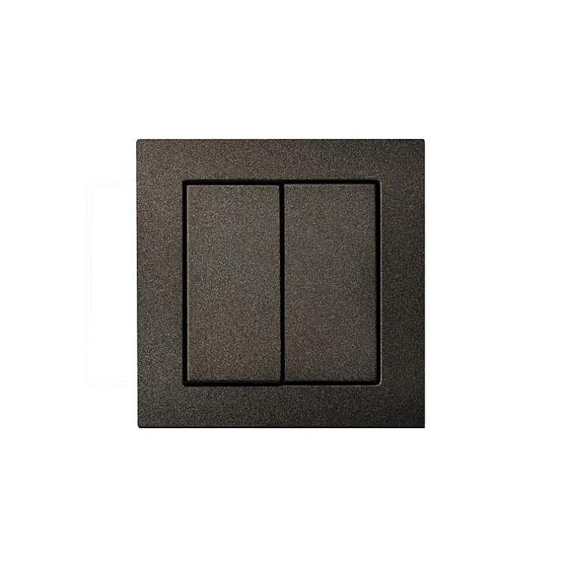 Jungiklis LIREGUS EPSILON. 2 klav.. juodos spalvos Jungiklis LIREGUS EPSILON. 2 klav.. juodos spalvos