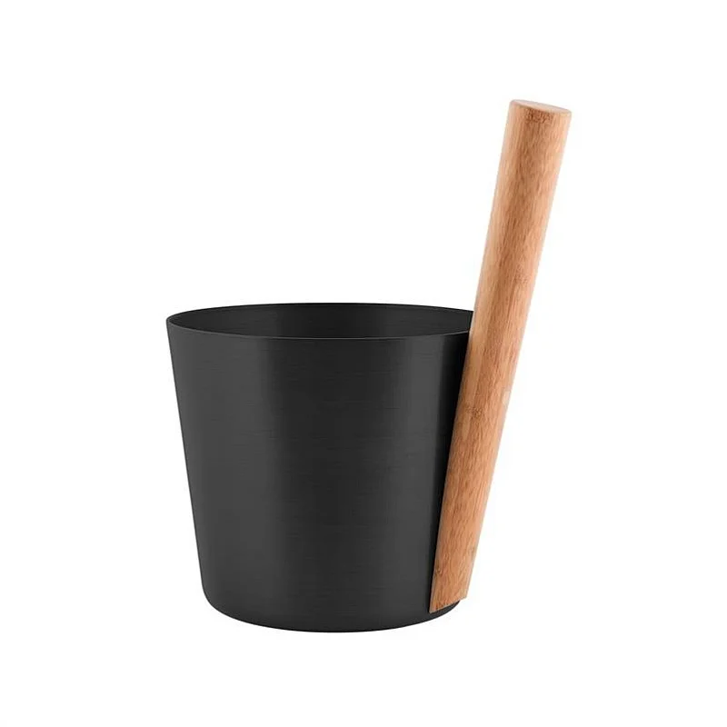 RENTO SAUNA BUCKET ALUMIN BLACK
