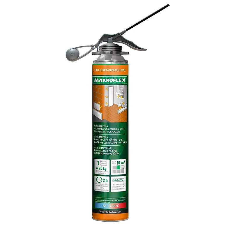 Klijai Makroflex Pu Adhesive EPS. XPS. 750 ml