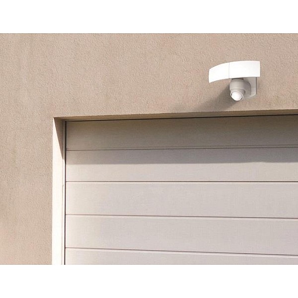 ARC OUTDOOR LED WALL PIR 2 LIGHT WHITE