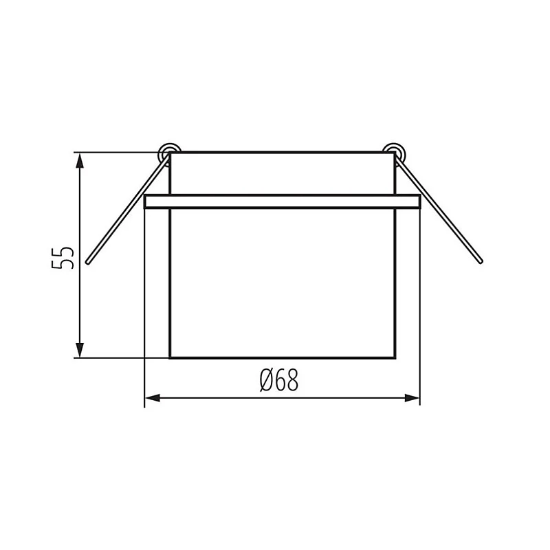 LUMINAIRE SPAG S B/G 220V/12V 10W IP20