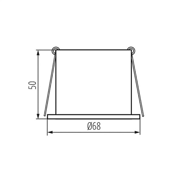 LUMINAIRE SPAG D W/G 220V/12V 35W IP20