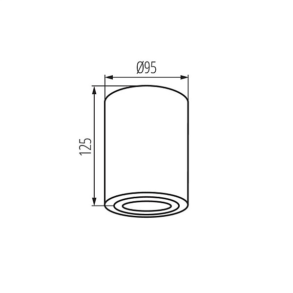 LUMINAIRE BORD DLP-50-B JRD GU10 220V