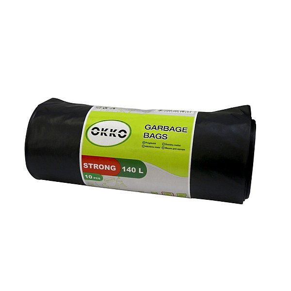 GARBAGE BAGS OKKO STRONG 140L 10PCS