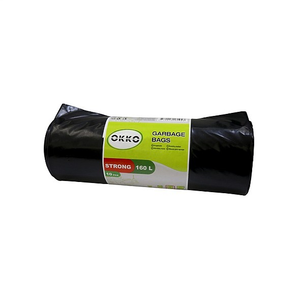 GARBAGE BAGS OKKO STRONG 160L 10PCS