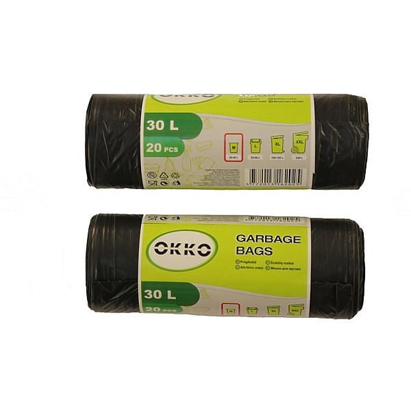 GARBAGE BAGS OKKO 30L 20PCS