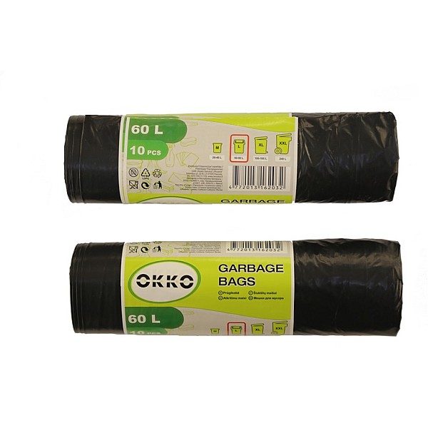 GARBAGE BAGS OKKO 60L 10PCS