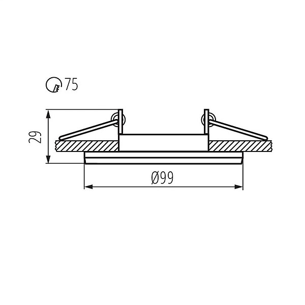 LUMINAIRE COLIE DTO-B 12V220V 10W