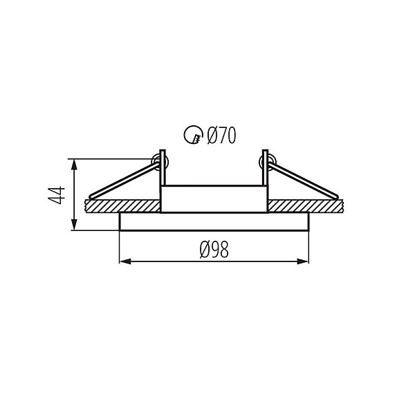 LUMINAIRE ELNIS SW G5.3/GU10 IP20