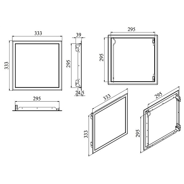 ACCESS PANEL (METAL) 300X300MM