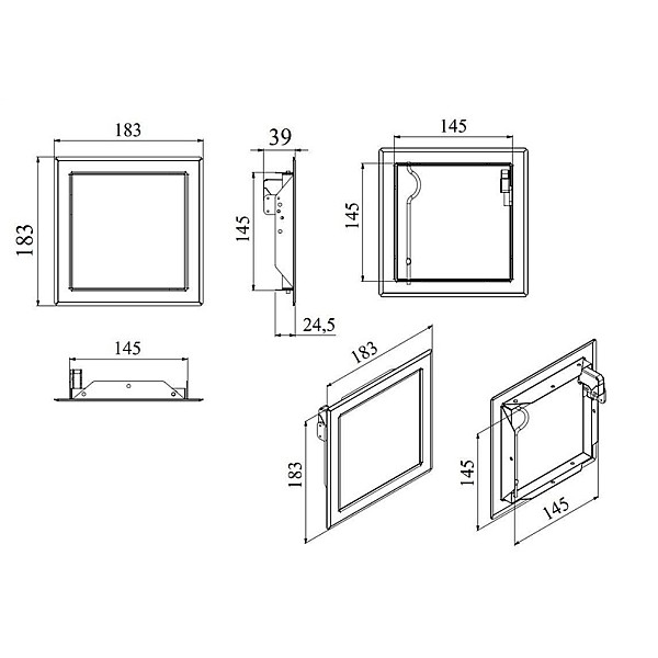 ACCESS PANEL (METAL) 150X150MM