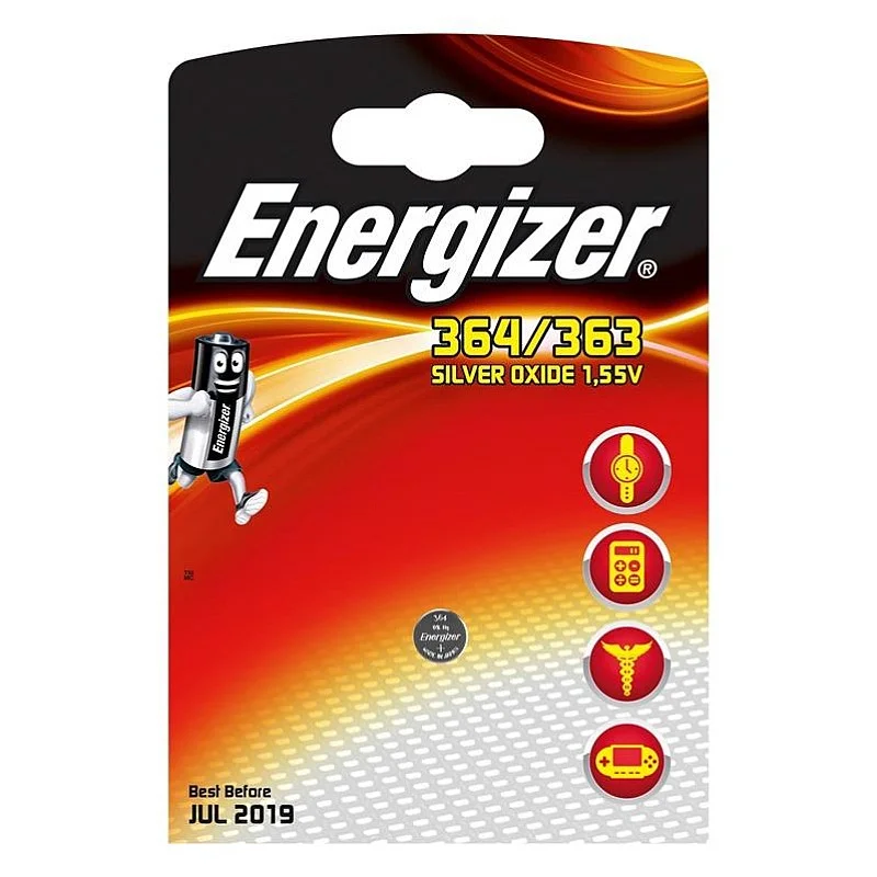 WATCH BATTERY ENERGIZER 364 WATCH BATTERY ENERGIZER 364